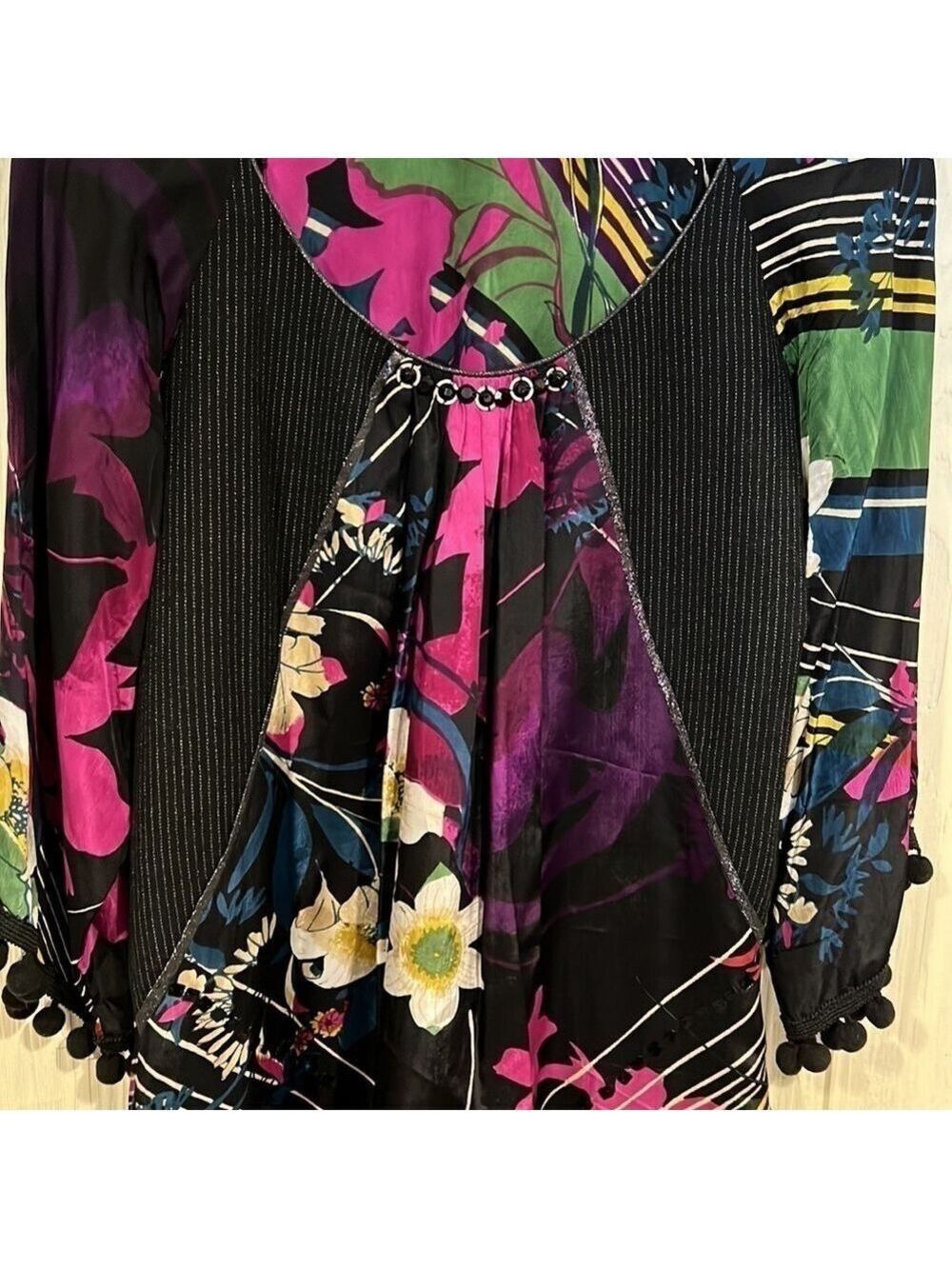 K. DENHY Absolutely Beautiful Size Small Dress stone embellishment sparkly - Picture 4 of 14
